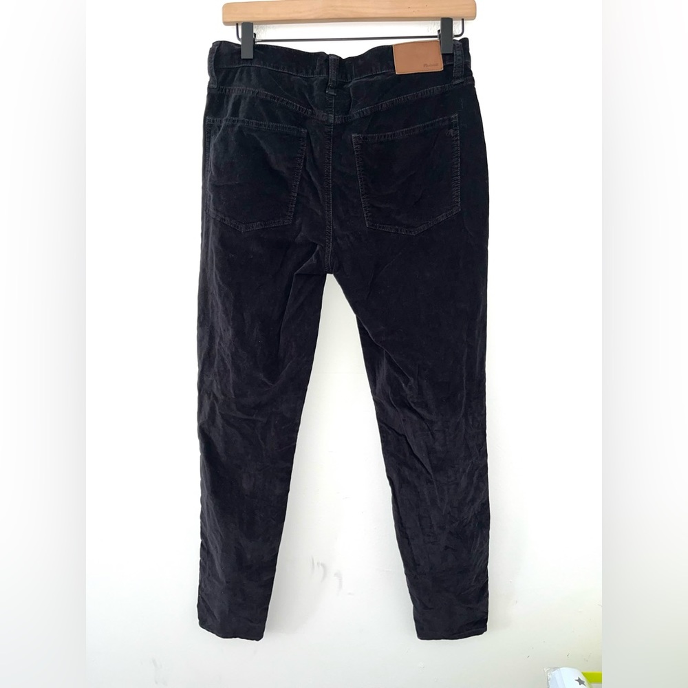 MADEWELL Black Velvet High Rise Skinny - Picture 12 of 12